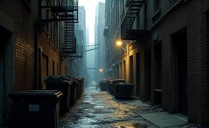 Urban alleyway location